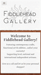 Mobile Screenshot of fiddleheadgallery.com